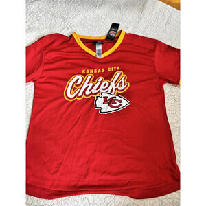 Kansas City Chiefs Youth Girls Size Large‎ Red Sports Jersey